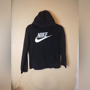 Nike Black Long Sleeve Pullover Hoodie Children Size Large